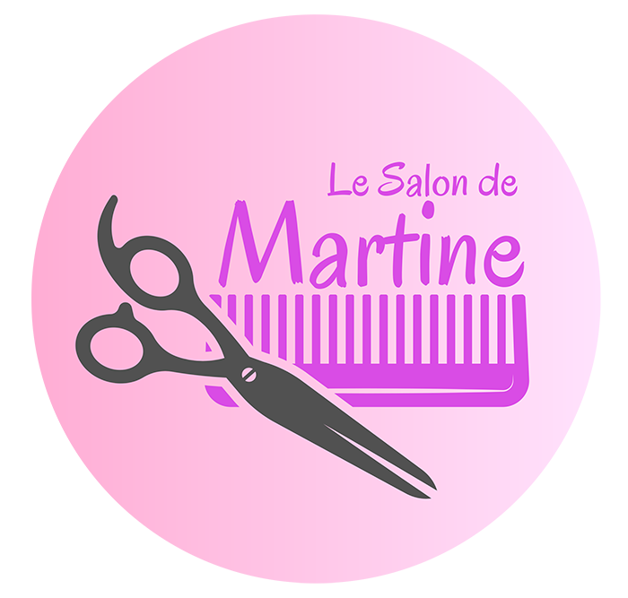 Logo salon de martine rond